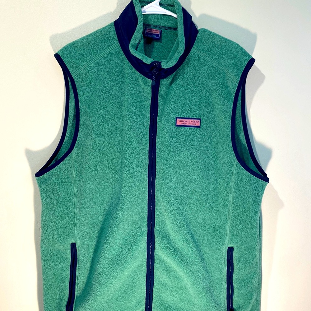 mens Green Patagonia Synchilla Vest Large